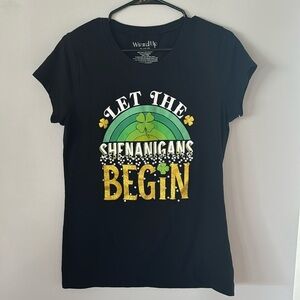 Wound Up Let the Shenanigans Begin Women’s Tee XL (15-17)